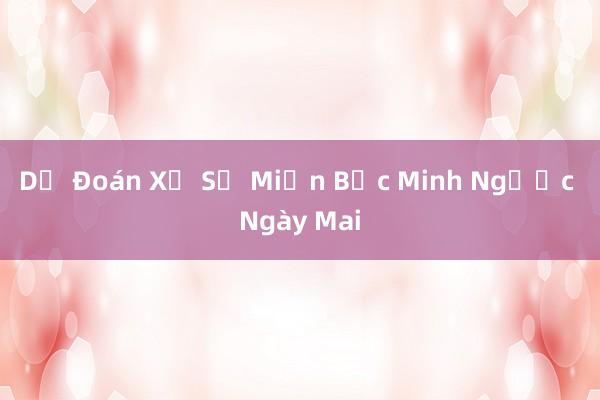 Dự Đoán Xổ Số Miền Bắc Minh Ngược Ngày Mai