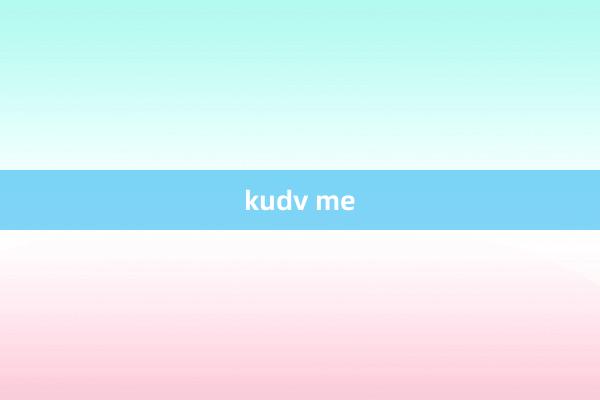 kudv me